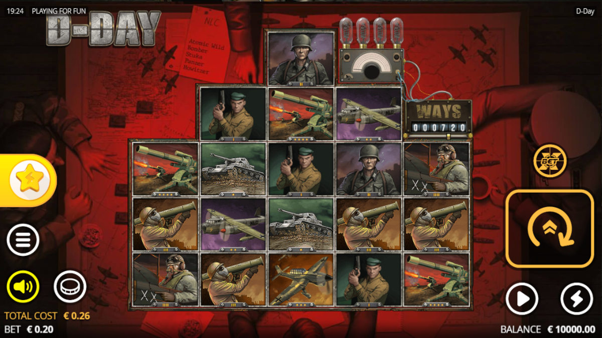 D day slot game preview screenshot